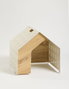 Hanah Home Casa para Mascotas Crema 50x50x50 cm